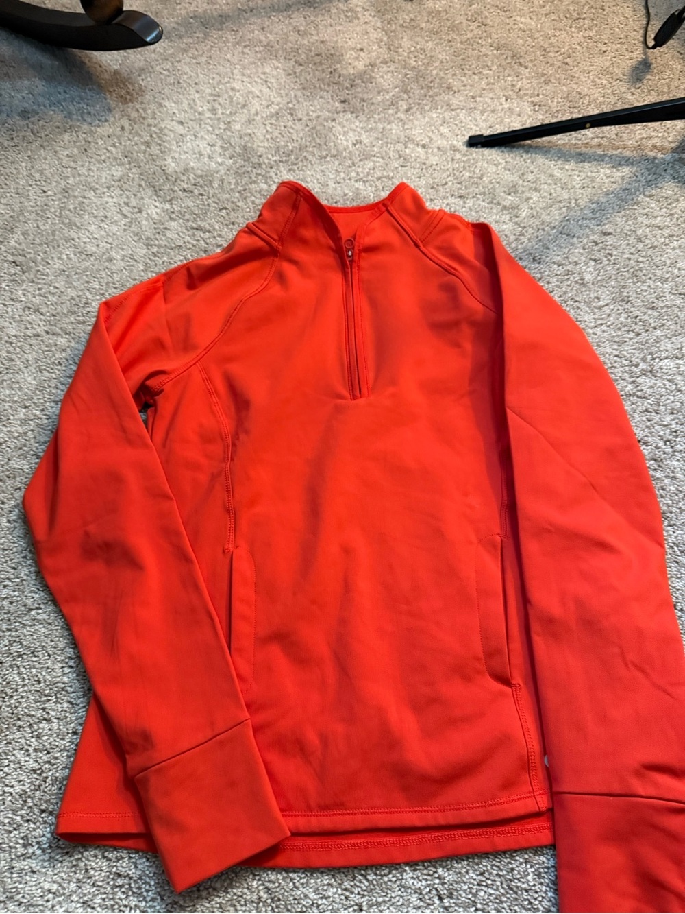Layer 8 Bright Orange Athletic Top